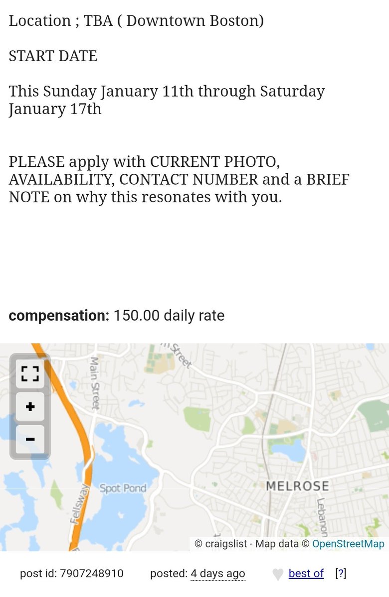 🚨BREAKING: Craigslist is straight-up seeking PAID PROTESTERS in DOWNTOWN BOSTON right now (Jan 11-17, $150/day + lunch) to push 'fair housing &amp; inclusivity'‼️

This is code for defending Mayor Wu's race-based housing handouts that HUD just called out as ILLEGAL discrimination