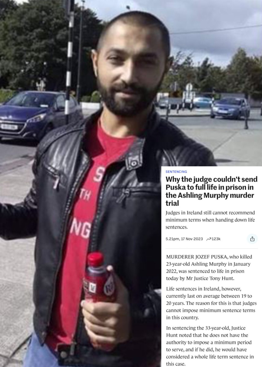 MickOKeeffe's tweet image. Tomorrow is the 4 year anniversary of the murder of Ashling Murphy. 

An young Irish teacher brutally killed by a welfare migrant who entered through EU open borders. 

Never forget.