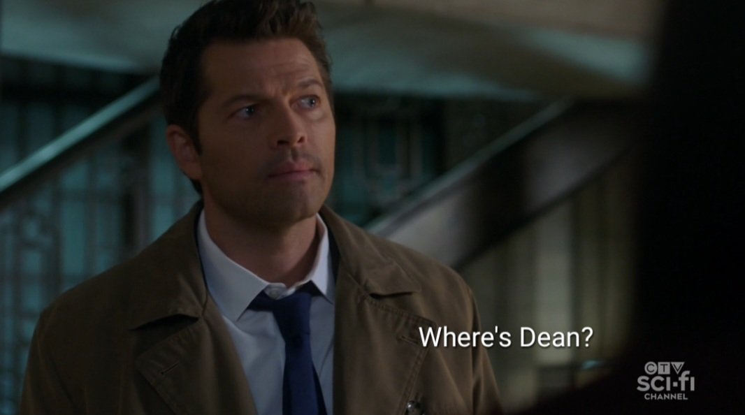 CasIsLoved's tweet photo. Dean's                                  Castiel's 
priorities                             priorities https://t.co/fjXru8Wd6k
