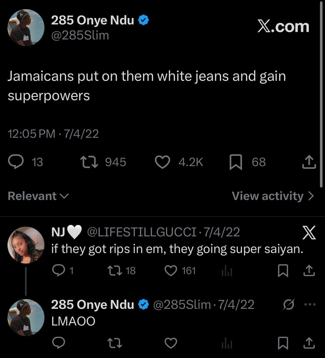 285Slim's tweet image. 