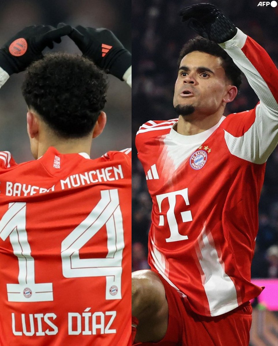 Lo de Luis Díaz con el Bayern Munich es un ESCÁNDALO TOTAL. Hoy marcó y firmó doblete de asistencias en la goleada ante el Wolfsburgo. Y ya lleva ¡¡14 GOLES, 9 ASISTENCIAS Y 1 TÍTULO!! en 23 partidos disputados. Además, con él en la cancha, el gigante bávaro registra ¡¡0