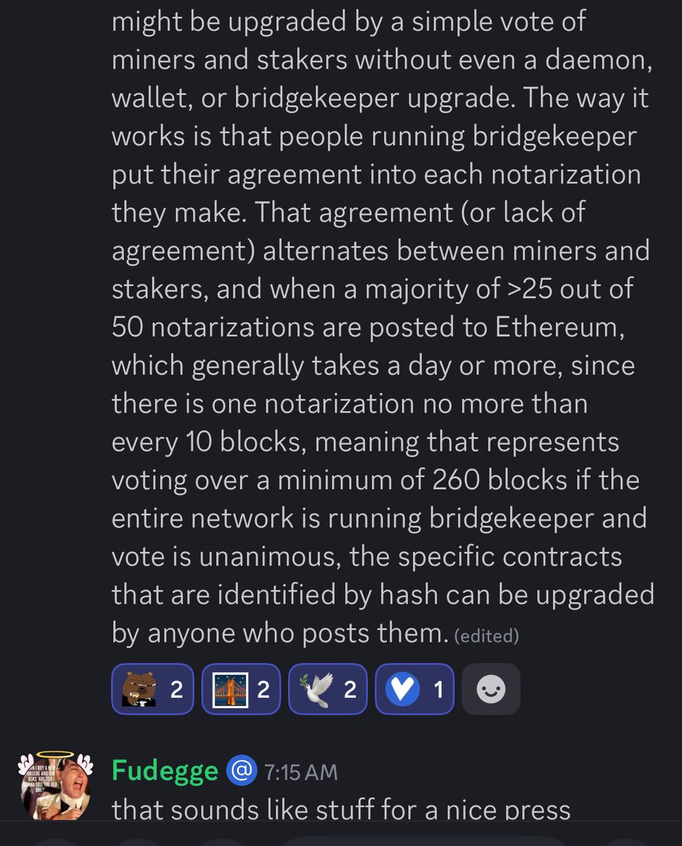 Gamevid4's tweet image. Verus $VRSC bridging technology is truly decentralized and unparalleled.
