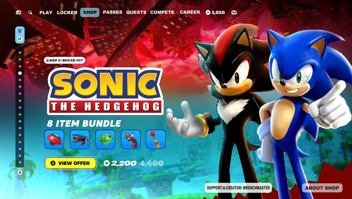 Hu835518042009's tweet image. #SonicSkinsForFortnite

@Fortnite @SEGA PLEASE don’t just make them sidekicks there are multiple concepts showing how the characters can work as skins 🙏🙏🙏🙏