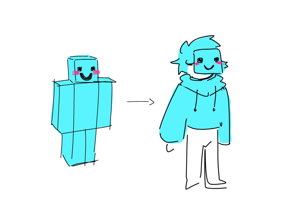 Paraclipse_'s tweet image. can people send me mcyts/skins where this is a common occurrence. I wanna try making some designs as practice with as little influence from previous fanart as possible