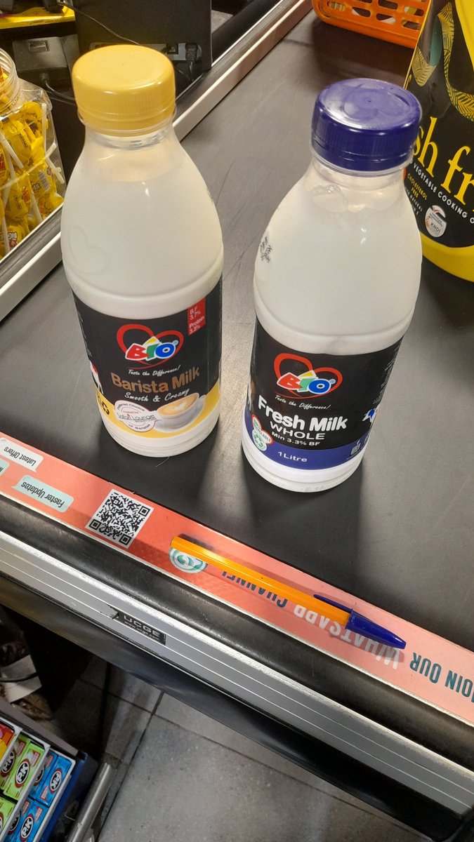 shobanes's tweet image. For the exact same price, the Bio Barista is a better buy than the boxed UHT. Creamier, more protein, tastier.