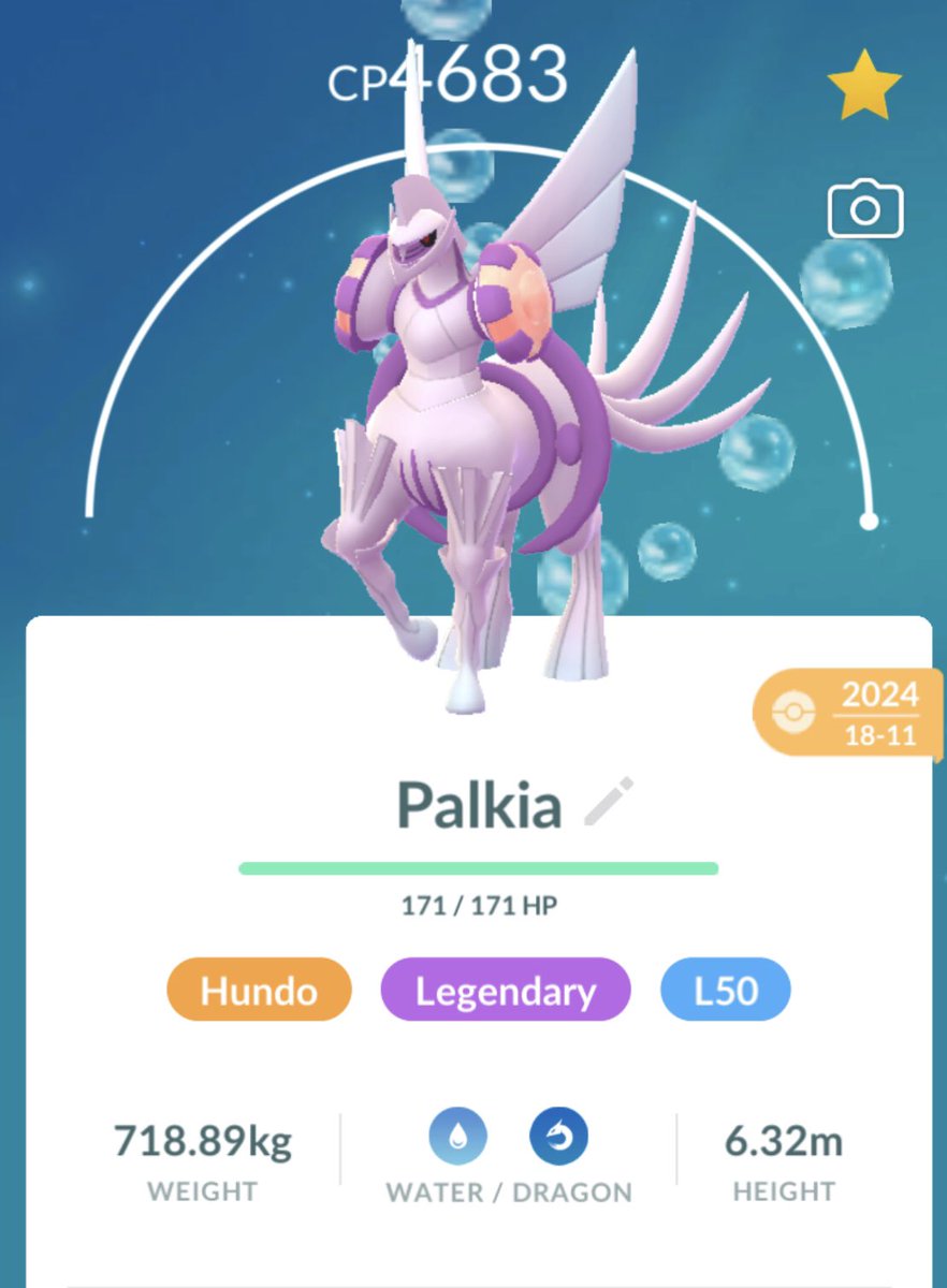 Holy moly 

First Hundo of this year 🥰🥰

Nothing better than a dragon 🐉 
Happy it’s have specail move 

Still thinking to max or not , ?
Already hv one max without move 

What you guys suggest ?

#PokemonGO