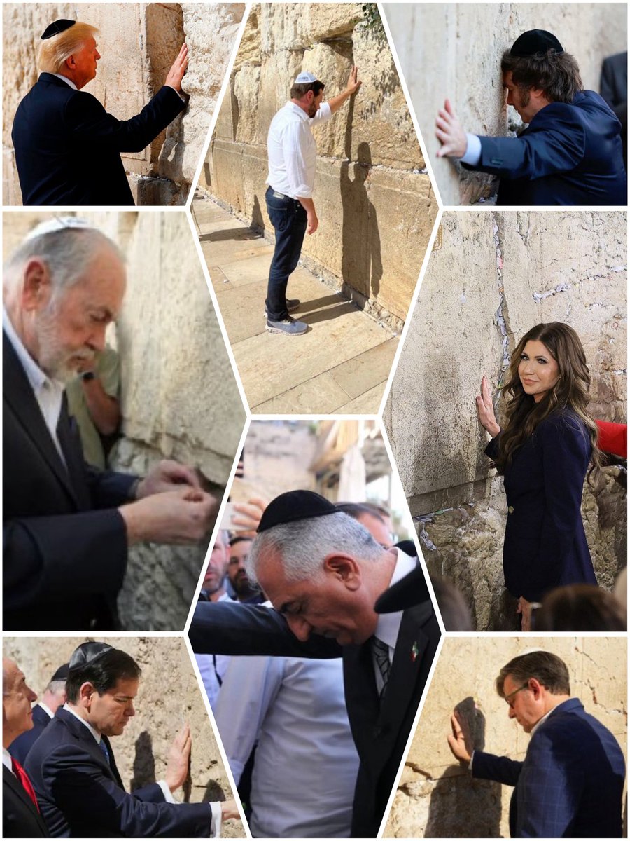 destapandolose1's tweet image. Nunca votes a los que besan el Muro de los Lamentos.

Se vendieron a la secta sionista satánica.

John F. Kennedy nunca beso el muro de los lamentos y fue asesinado por la mafia sionista satánica.🎯