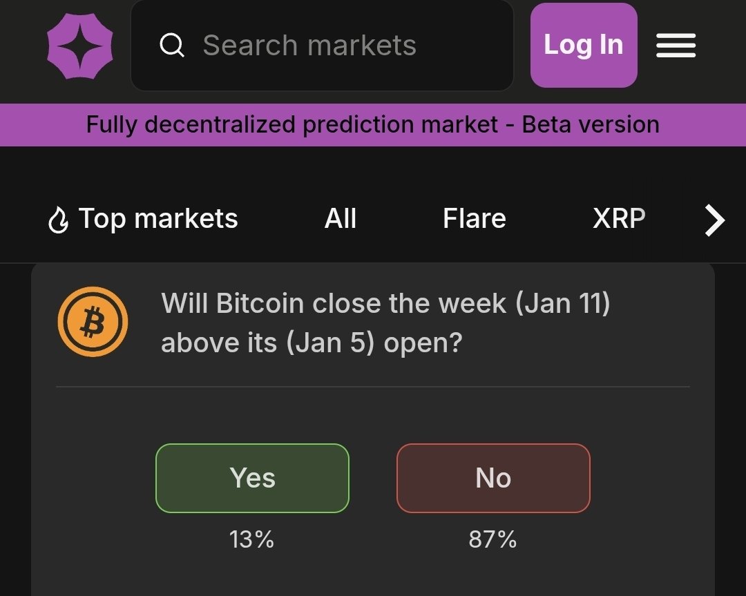 Prediction markets supercycle is here on @FlareNetworks You can predict the  markets on @IgniteMarketX with your $FXRP and $USDTO. Predict the markets  on crypto, sports, news and more using Ignite Markets