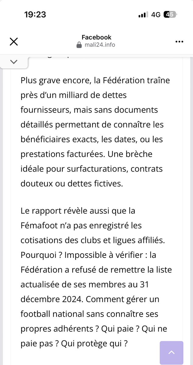 ASKO_T9's tweet image. Venez voir la gestion catastrophique de la @femafoot avec l’argent du football malien