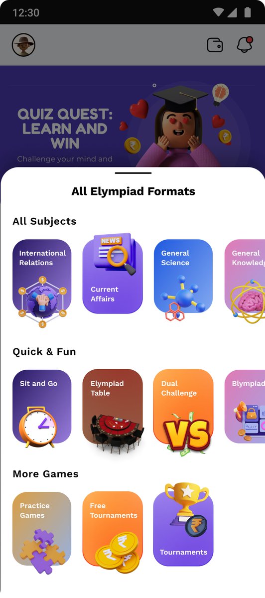 simranmatoria's tweet photo. Hello everyone!
I'm sharing my another product design project I've worked on
Elympiad — a competitive quiz gaming platform. 

Please Check it out on Behance👇
App - https://t.co/dr7Qmvn7JY
Website - https://t.co/AbbEl2pIgb
Social Media Kit - https://t.co/MWnDzAnJ3p https://t.co/0e5jYo48fv