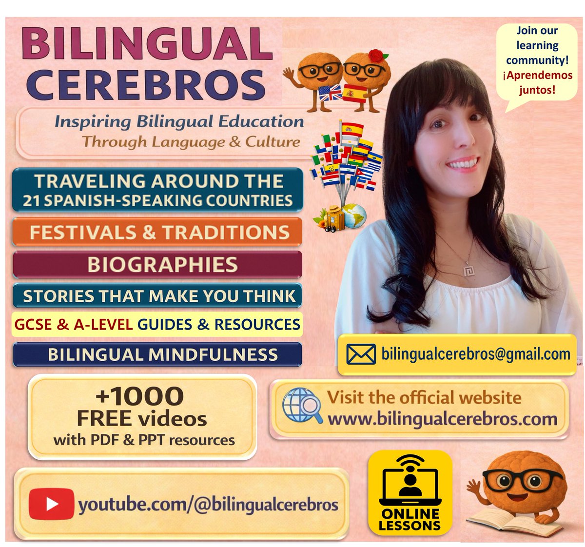 ✨ New &amp; Improved Website – Welcome to Bilingual Cerebros! ✨

I’m very excited to share that my website has been completely revamped 🎉
Welcome to the new and improved 👉 bilingualcerebros.com

#BilingualCerebros #BilingualEducation #LanguageLearning #SpanishAndEnglish