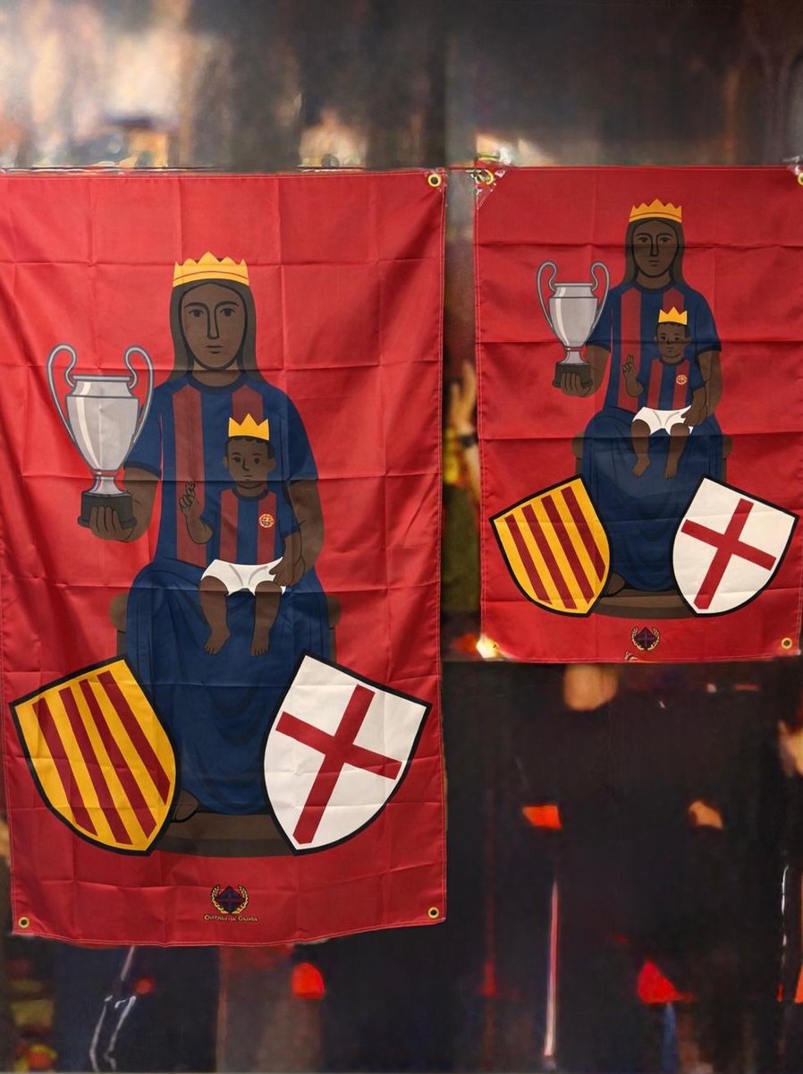 sangculeoficial's tweet image. 📢 Us presentem les noves banderes de la Moreneta. 📢

Reserva la teva a enviant un correu a sangcule@sangcule.cat o enviant un MD. 

2 mides: 90x50 /  150x90. Preu 13€/ 18€

Moltes gràcies! 
SANG CULÉ * COR CATALÀ