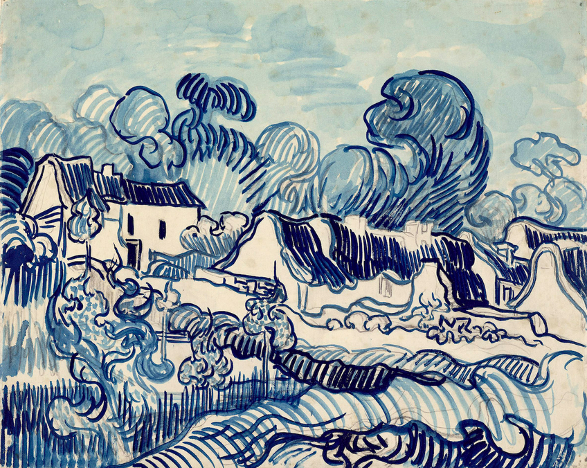 Vincent Van Gogh - Landscape with Houses, 1890