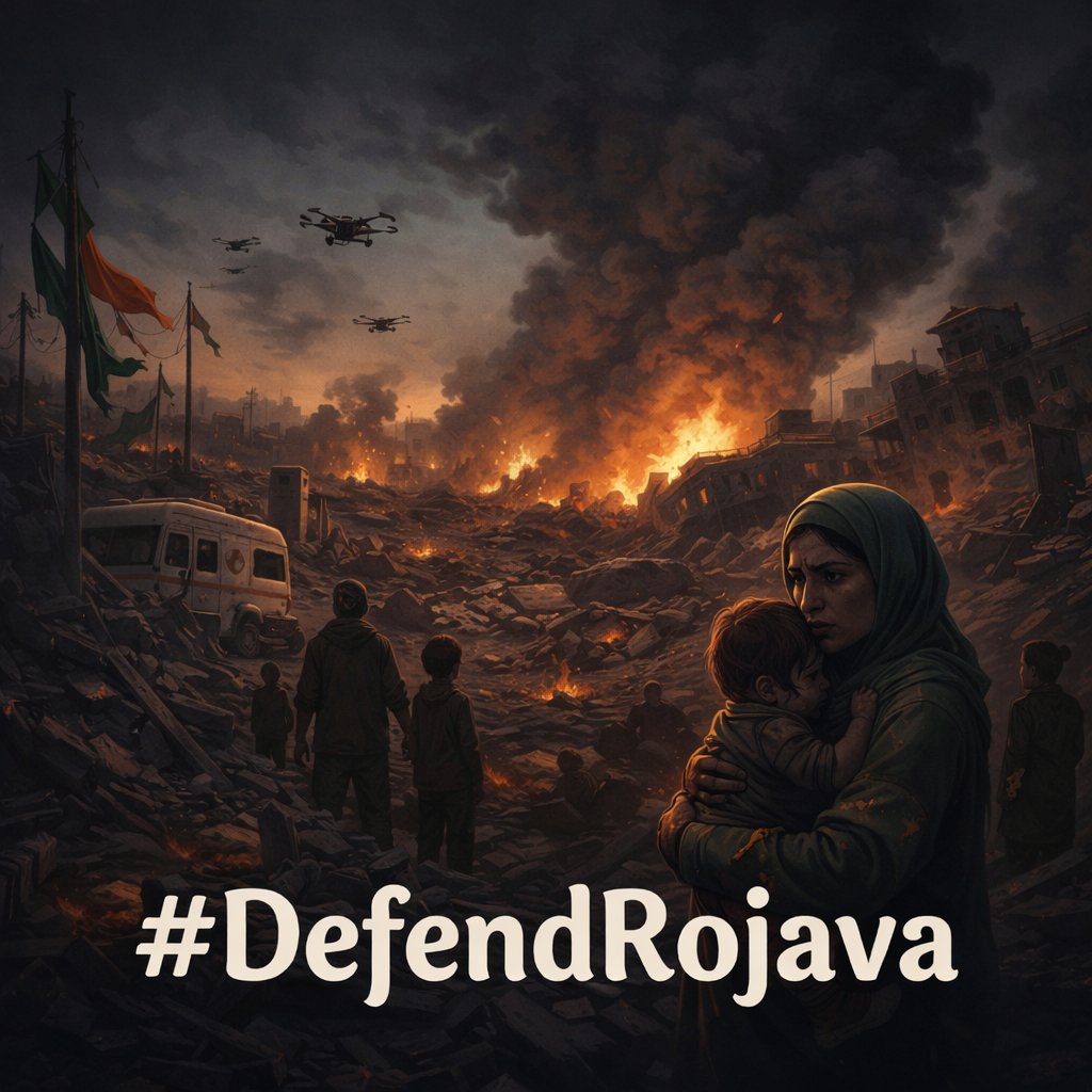 Bu bir savaş değil, bir halkın hayatta kalma mücadelesi. #DefendRojava