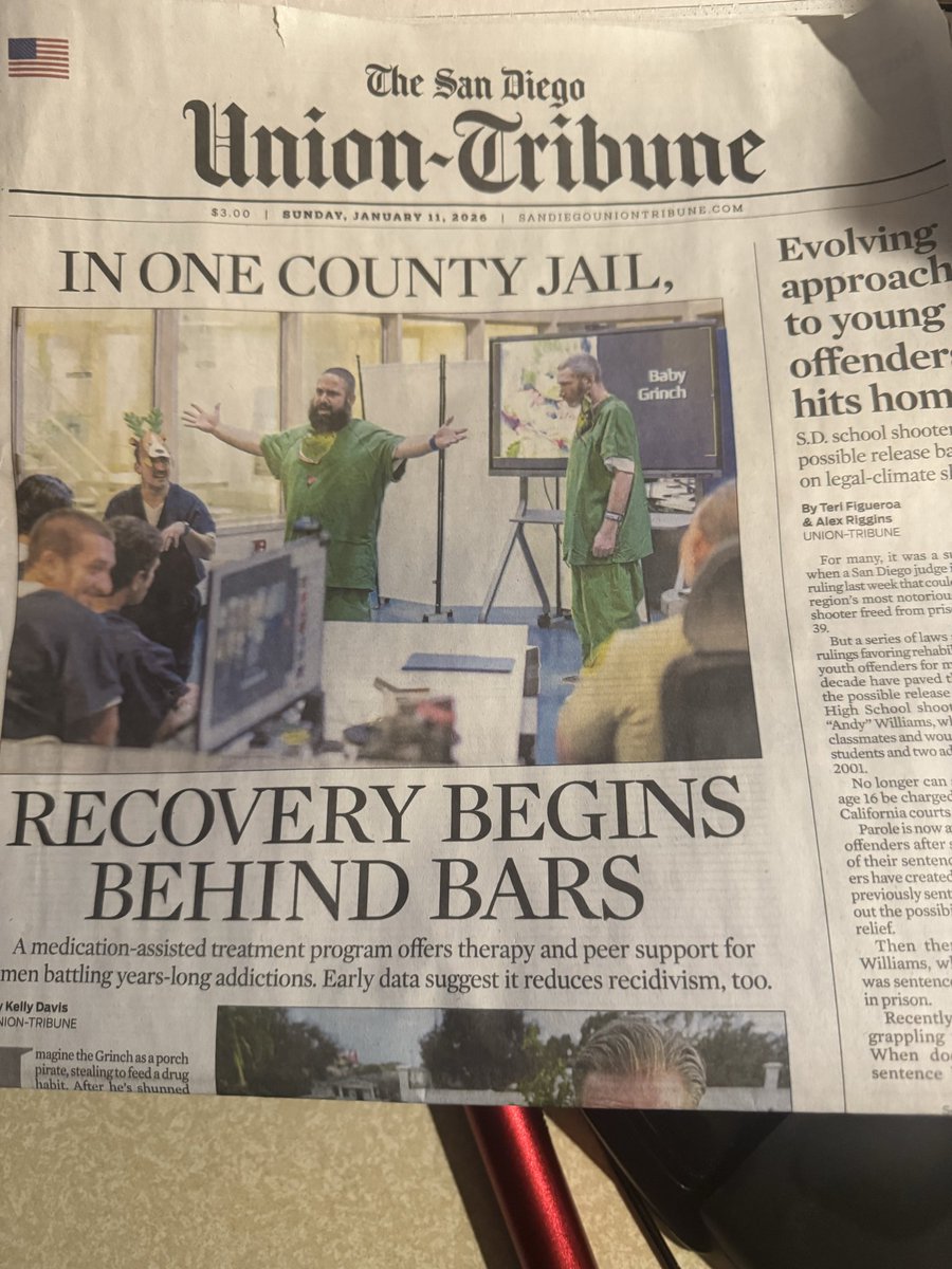 RedyTemp's tweet image. This is what’s most important to report on by SAN DIEGO UNION-TRIBUNE.  Sunday paper headlines.