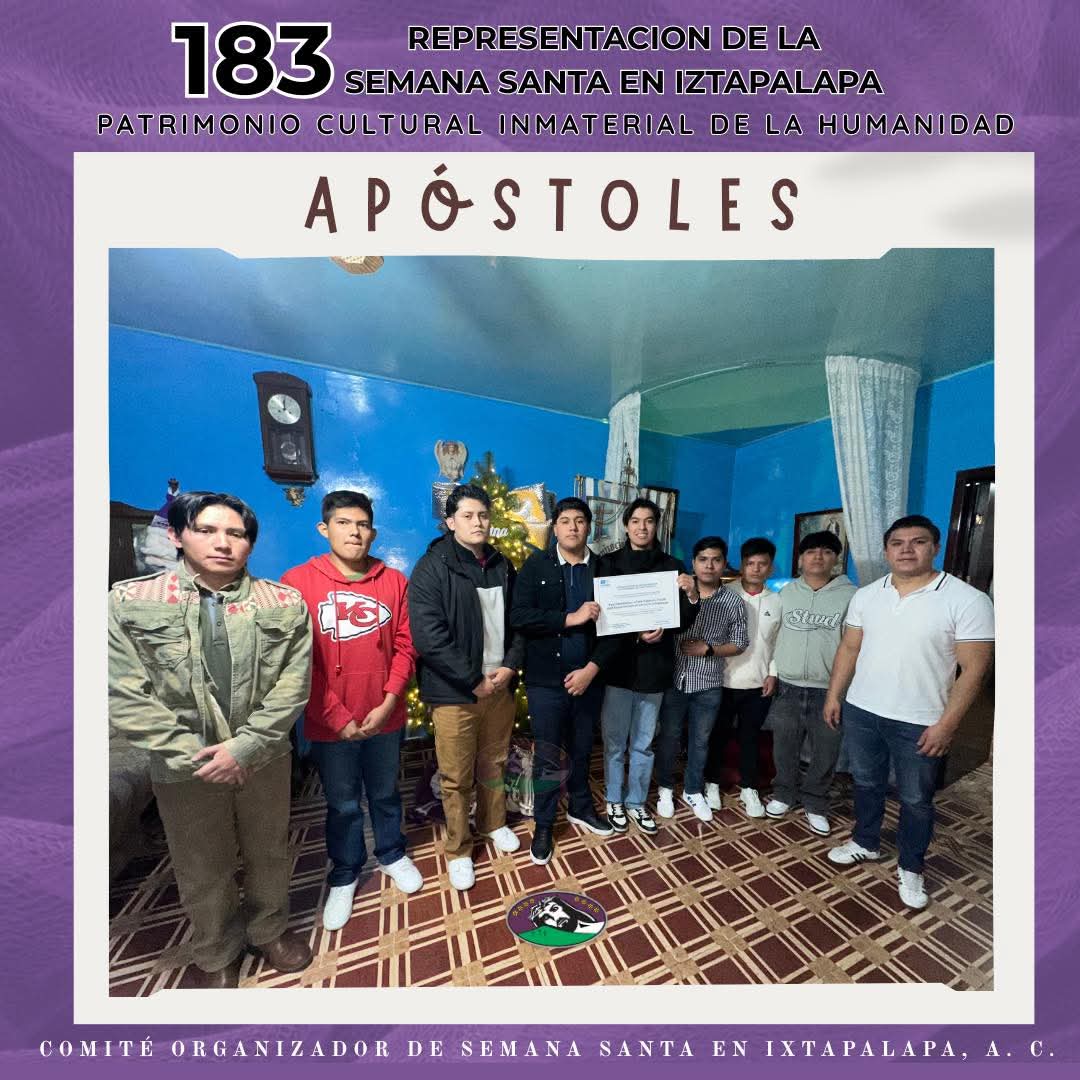 cossiac's tweet photo. Queda electo con de “Apóstol”

Pedro Ramírez Alva
Jorge Michel Flores Camacho
Angel Yael Hernandez Cedillo
Marco Antonio Granados Barrón
Carlos Asaf López Flores
Erick Enrique Rosas Gonzalez
Azael Alvarez Neri
Oswaldo Edmundo Mares Pérez
Mario Daniel Bernardino Villalobos https://t.co/2y9ztnZGg6
