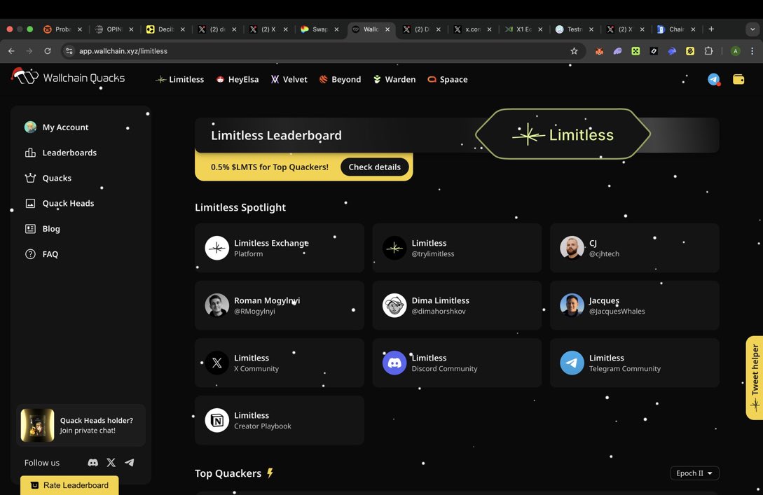 imagine the upside once <a href="/trylimitless/">Limitless</a> rolls out f1 prediction markets for the new season.
q1 feels massive for $LMTS.

easily one of the most based prediction markets out there.