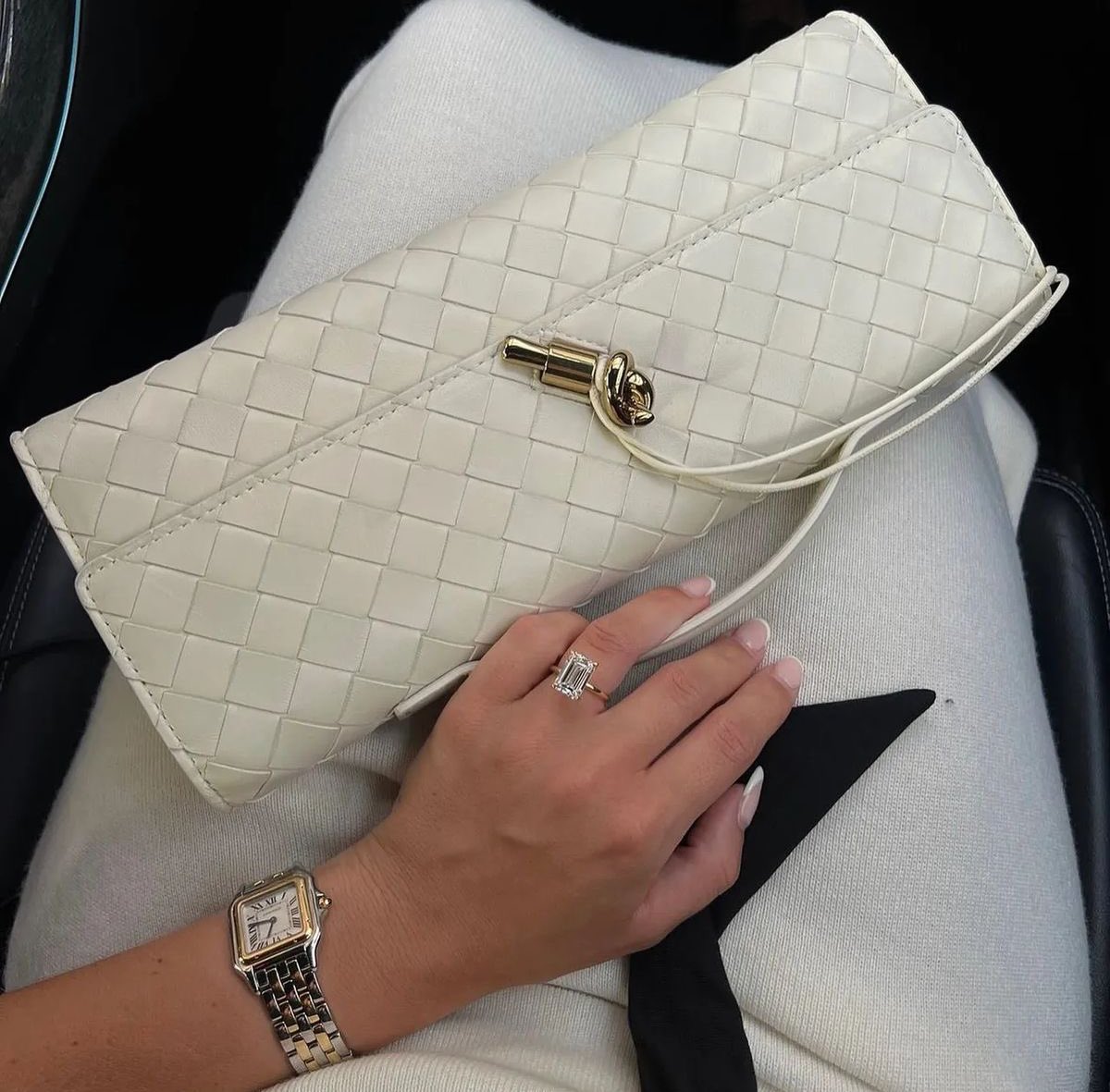 This Bottega clutch is basically a must-have.