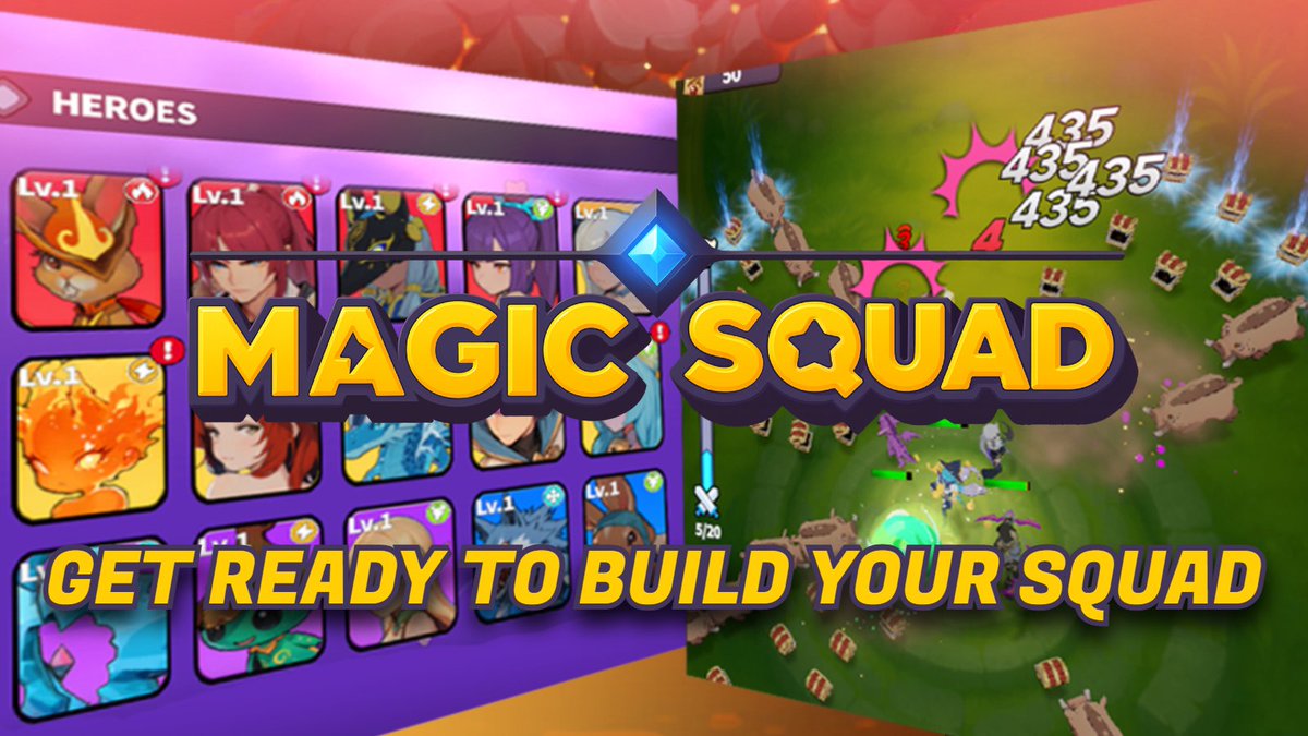 🚀 Magic Squad is coming soon!

Assemble your heroes.
Build your strategy.
Play on Dapp Portal.
👉 Start your journey today.

#MagicSquad #LaunchToday #DappPortal