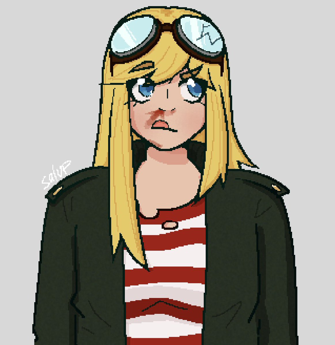 salup__'s tweet image. bleh #falsesymmetryfanart