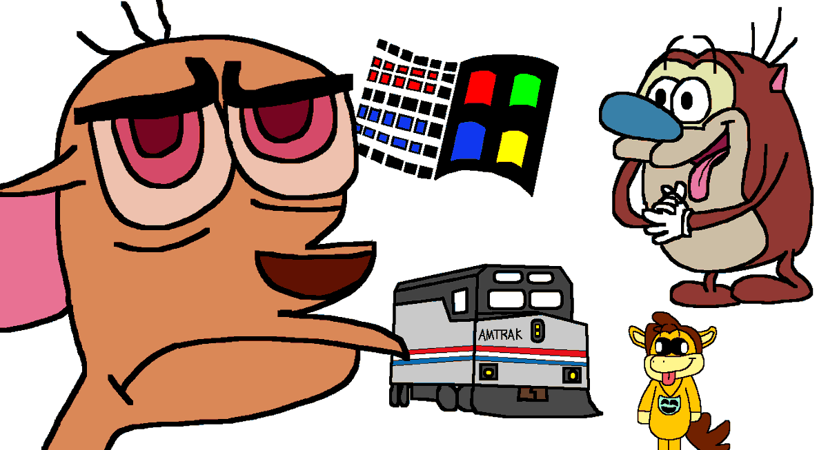 GrantWright8715's tweet photo. More random sketches
(Punny Pony is owned by @RecDTRH)
#RenandStimpy
#MicrosoftWindows
#SmilingCritters
#PunnyPony
#PoppyPlaytime
#Amtrak
#F40PH https://t.co/FDHQM8Jn1a