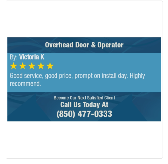 Crafting quality repairs! That's what we do! 

Pensacola Overhead Door &amp; Operator
Garage Door Repairs in Pensacola
bit.ly/2N2MybW