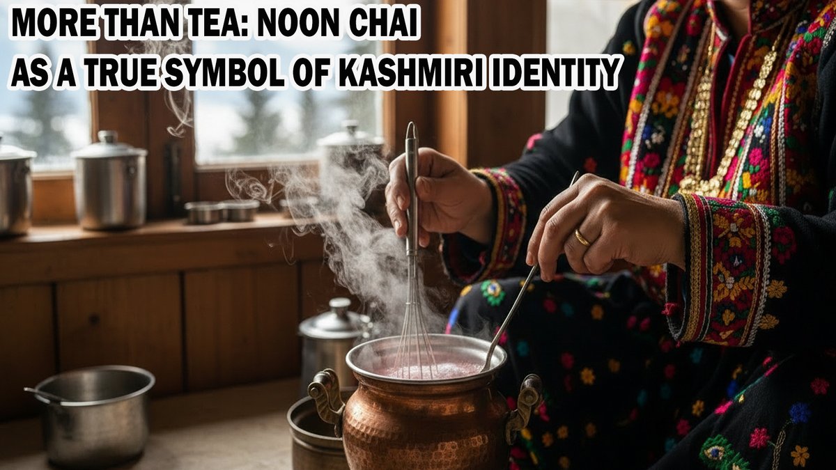 Root97Mir's tweet photo. MORE THAN TEA: NOON CHAI AS A TRUE SYMBOL OF KASHMIRI IDENTITY
https://t.co/OML1uLBkSZ
#noonchai #Cuisineofkashmir #heritage #morningtea https://t.co/UYAMGzLCw6