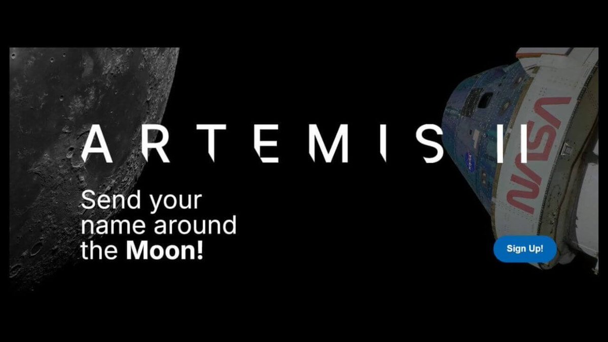 宇宙船に名前のデジタル情報を載せて月に連れて行ってくれるのあまりに