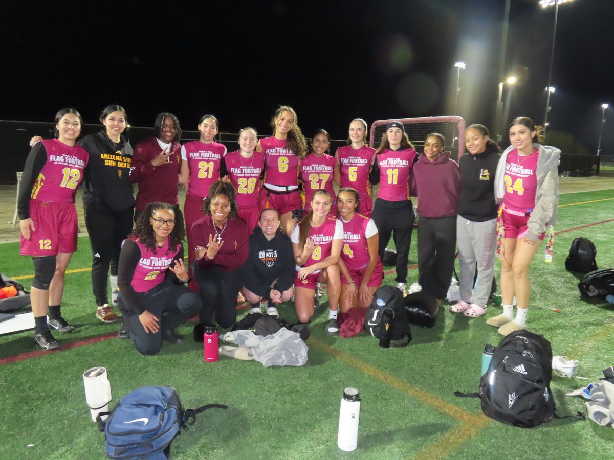 Women’s Club Flag Football at ASU tweet media