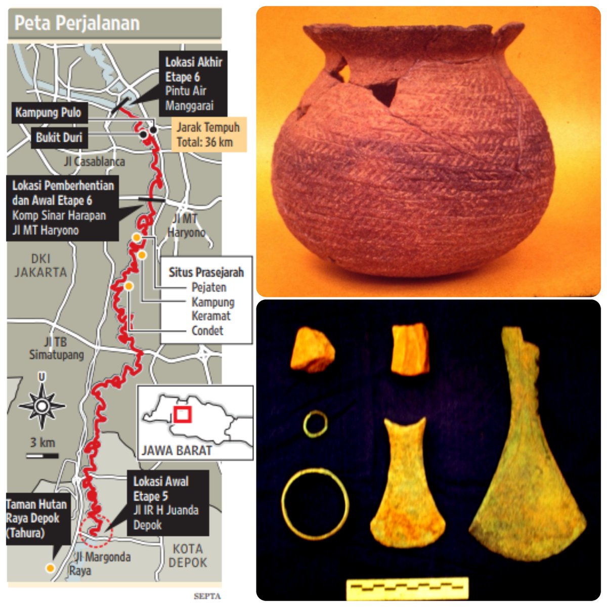 Pemukiman Kuno di Jakarta

Para arkeolog menduga sejumlah lokasi di Jakarta merupakan pemukiman kuno dengan kegiatan perbengkelan logam dari masa perundagian (paleometalik), antara 2750-1580 tahun lalu.

Dari ekskavasi yang dilakukan pada tahun 1970an, sebuah temuan yang sangat