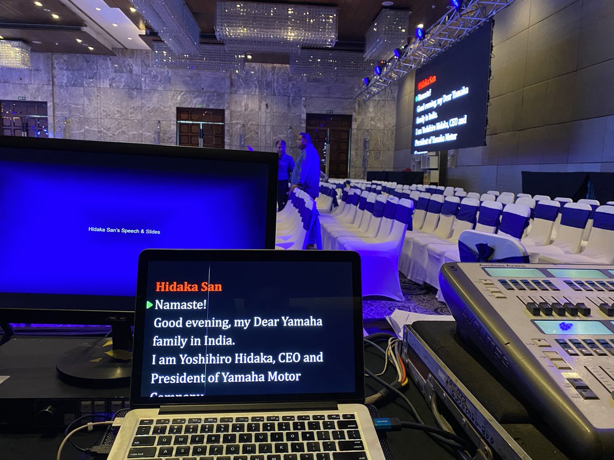 TeleprompterSo2's tweet image. Professional teleprompter service delivered for Yamaha Racing, ensuring smooth and confident on-camera communication.

#YamahaRacing #Teleprompter #Motorsport