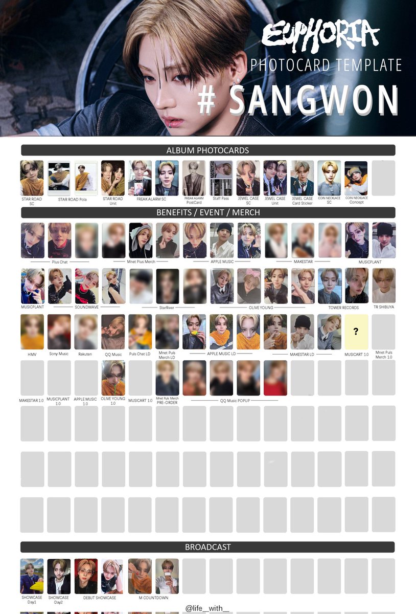 ✨Updated!! (ver.6) ︎🤍ALD1 alpha drive one photocard template