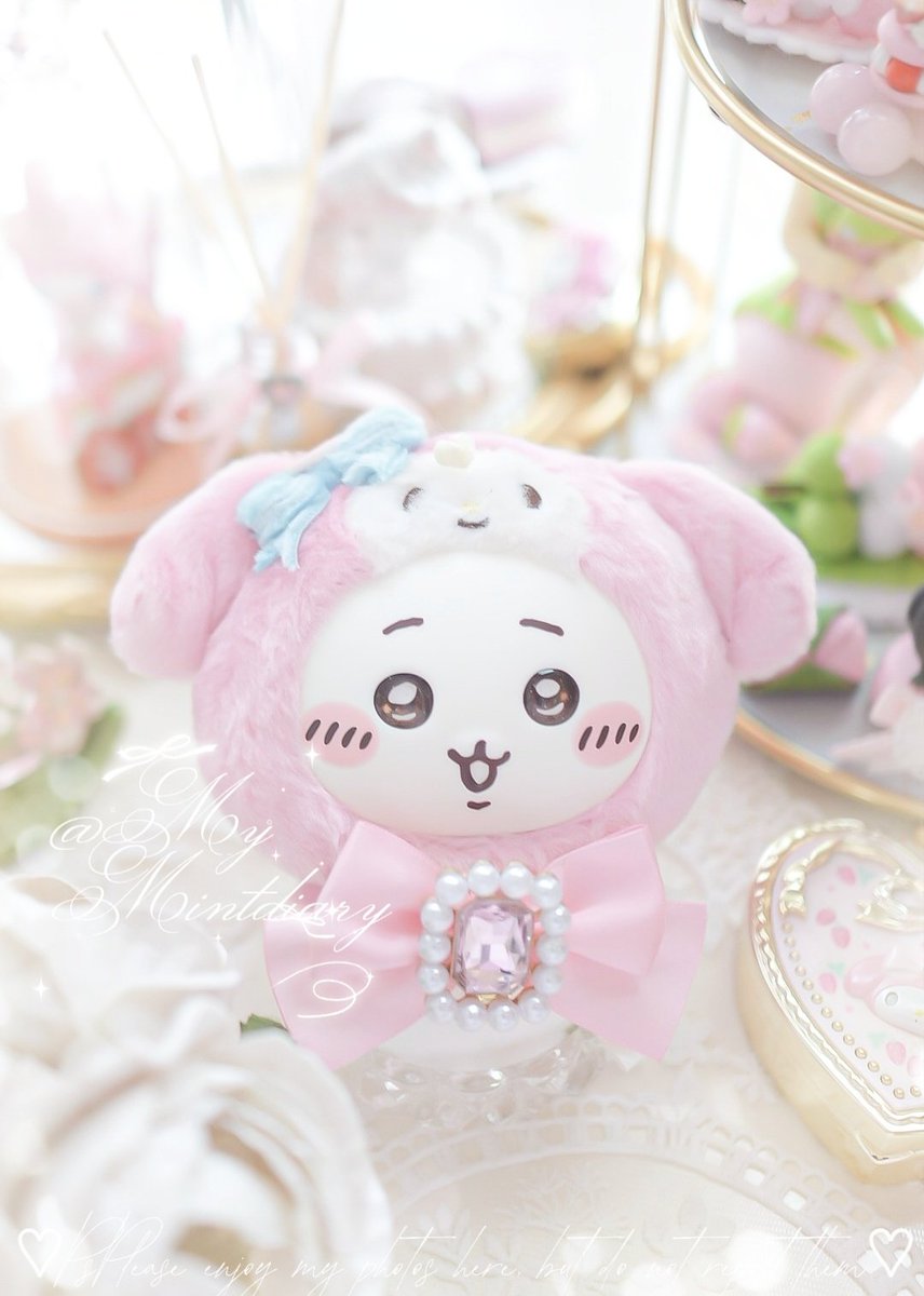 MyMintdiary's tweet image. ดีใจมากที่กดทัน เป็นการคอลแลปที่น่ารักมาก Sanrio x Chiikawa 🩷🫠
────୨ৎ────
♡Ps.Please enjoy my photos here, but do not repost them♡
────୨ৎ────
🎀~☆♡≽^•⩊•^≼ ₊˚⊹♡☆~🎀
#ของน่ารักวันนี้