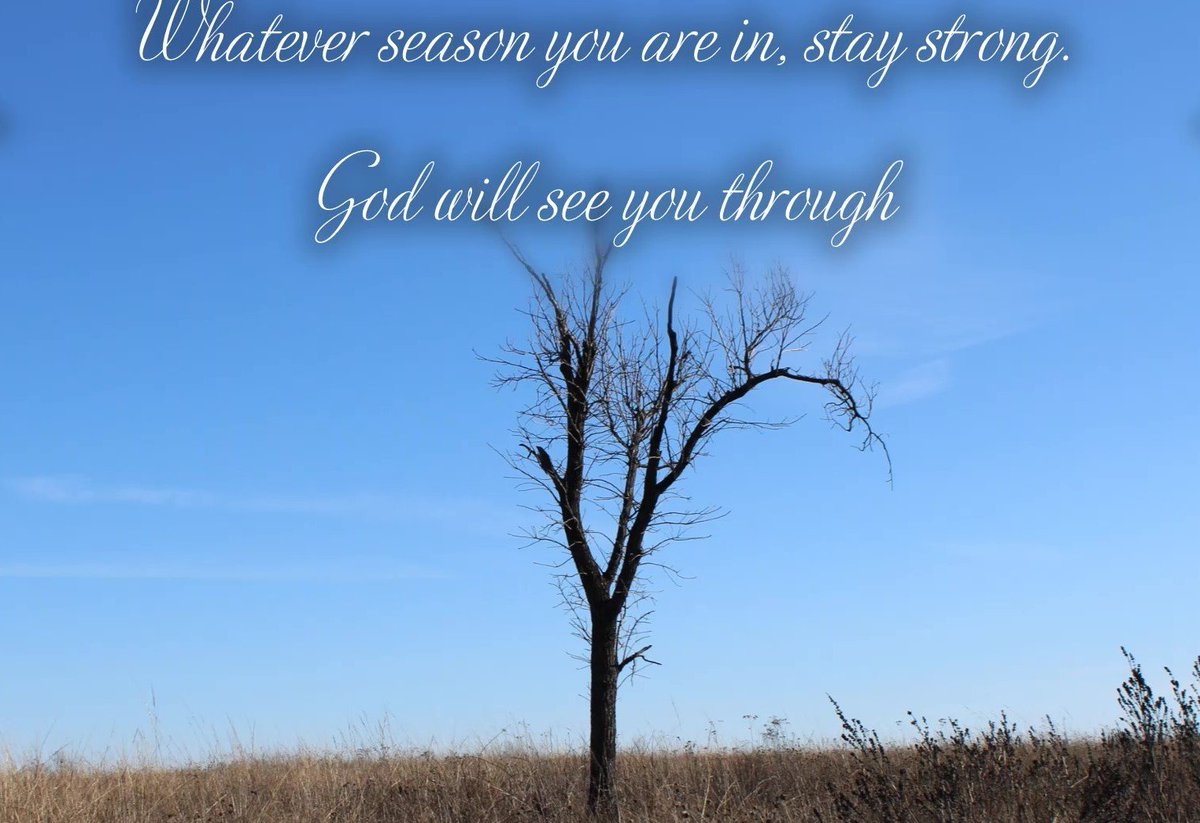 okbreakers's tweet image. When I took this picture, the season had changed from fall to winter, and It reminded me that God is always with us, regardless of what we are going through.