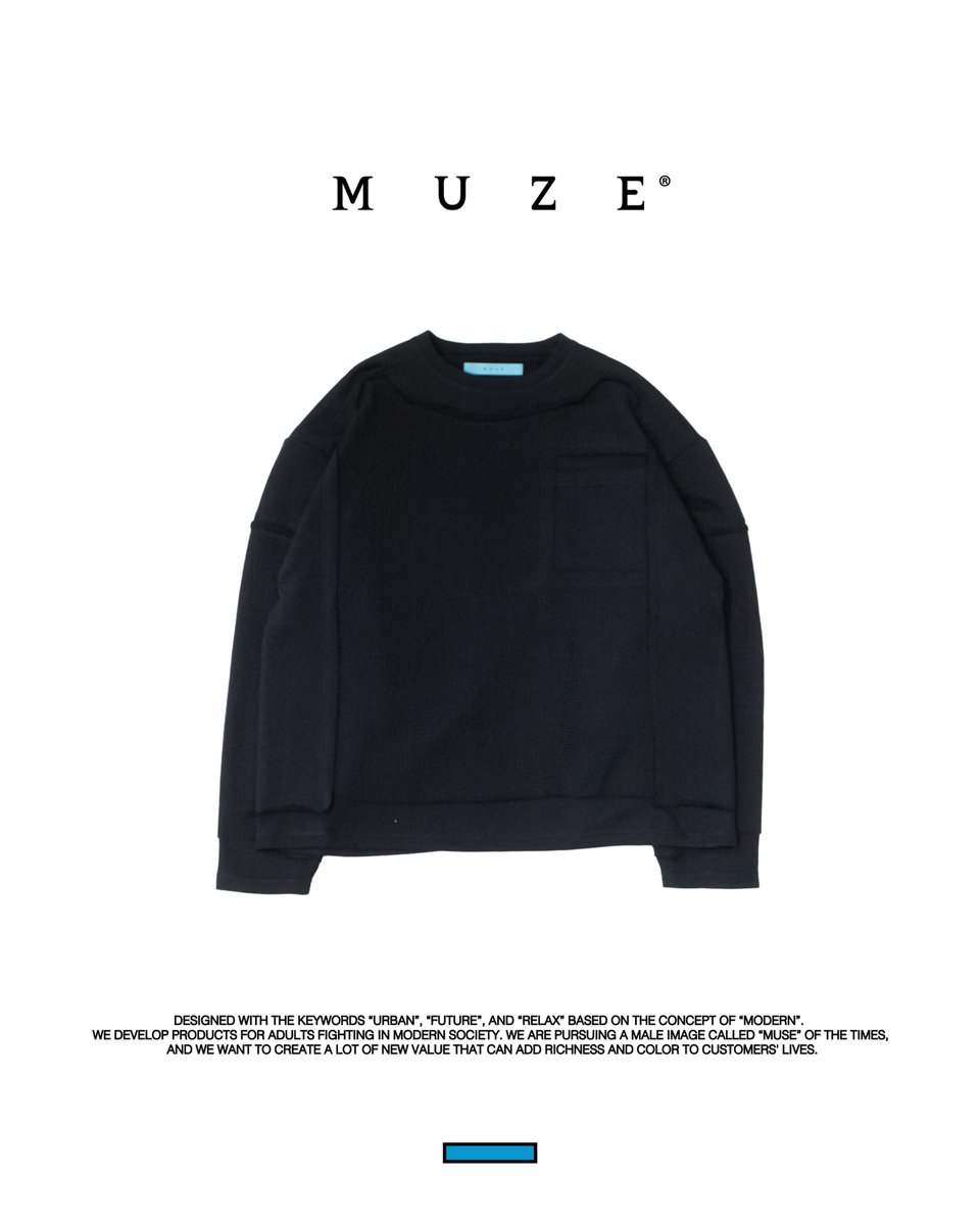 LAST 1 ITEM

MUZE TURQUOISE LABEL
【MESH DOCKING SWEAT PO】
NO: M25W-SWD01
COLOR: BLACK / WHITE
SIZE: FREE
MADE IN JAPAN

ITEM PAGE
muze.tokyo/products/m25w-…