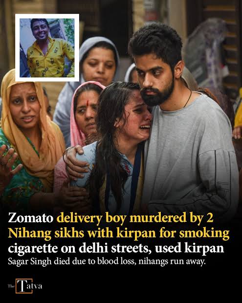ramnikmann's tweet image. They have ruthlessly lynched many to death, this migrant lady was lucky to survive.

A mentally challenged teenage boy, killed in Ferozepur. One killed and hung on a barricade at Singhu border. Komal Kaur , a shopkeeper, a Zomato delivery boy in Delhi. ASI's hand chopped off at…