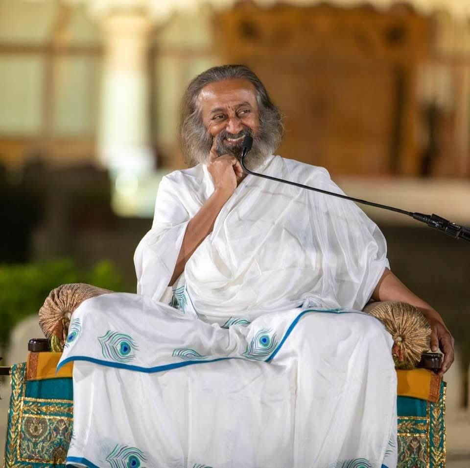 SwarupChattrjee's tweet photo. In the shelter of Pujya @Gurudev Ji’s love, even the most difficult trials become sacred journeys. Without His divine presence, the delights of the universe lose their meaning. Though our karmas and samskaras may veil us from true knowledge, His boundless grace restores us to the path. May this prayer remain ever in our hearts—that He holds our hands with compassion and guides us unfailingly toward the light.