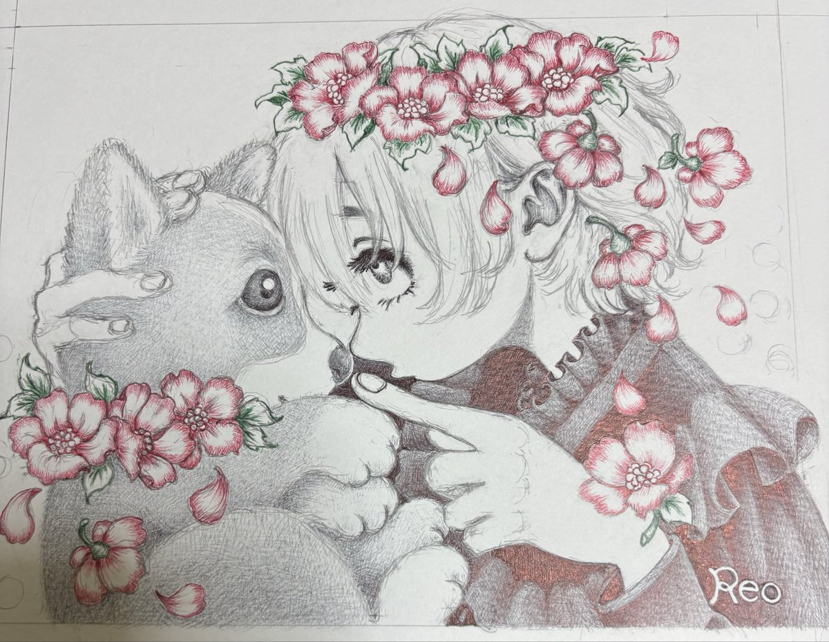 wip👀
少し進んだ🫠⁉️
#アナログイラスト #ボールペン画