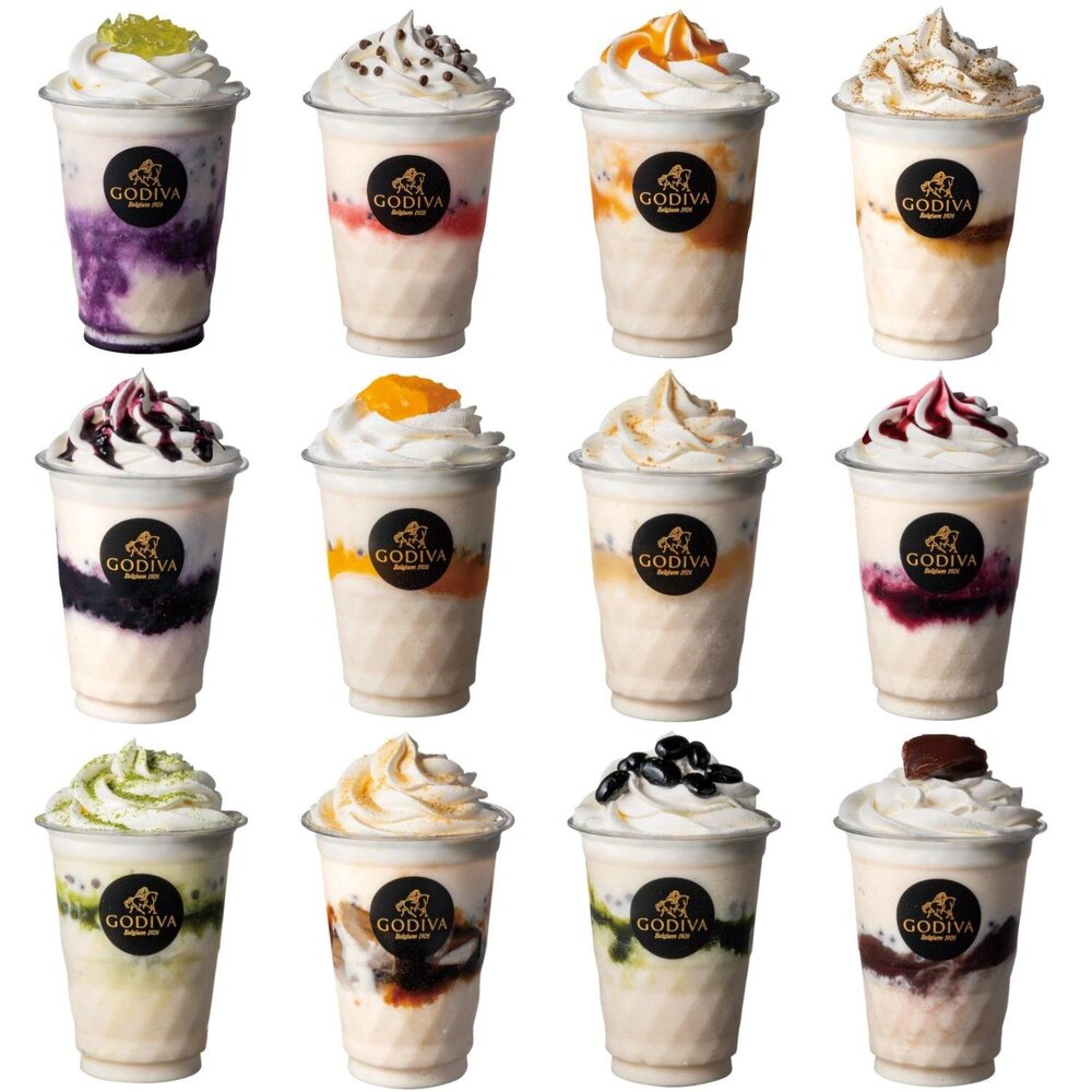 「ゴディバ 47 ショコリキサー」全国47都道府県”名産品”がデザートドリンクに！大阪・阪急うめだ本店限定 - fashion-press.net/news/142298