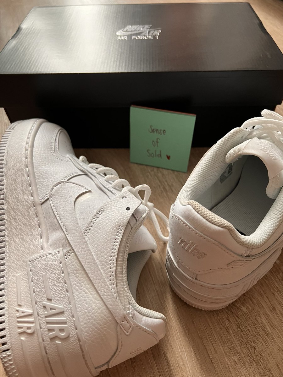 Senseofsold's tweet photo. Used like new || ของแอดมินเองค่าา
Nike Air Force 1 Shadow ปล่อย 1,400฿ 
ที่ไทย 4,700 

ใส่ 2 ครั้ง ซื้อจากไต้หวันปีที่แล้ว Size 38.5 
ใครใส่ไซส์เดียวกันมารับไปเลย คุ้มมากก ปล่อยขาดทุนสุดๆ  สนใจทักมาได้เลยนะคะ 

#nike #nikeair #ส่งต่อnike https://t.co/TRP0bBDXxA