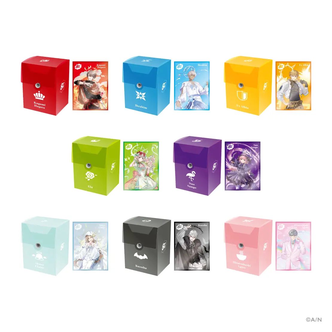 souge2_WS's tweet image. 【サプライ】
にじさんじ 8th Anniversary

・スリーブ＆デッキケース、ラバーマット、ラバーマットケース

2025年2月3日（火）12時から販売開始予定

prtimes.jp/main/html/rd/p…

#蒼サプ
#にじさんじ