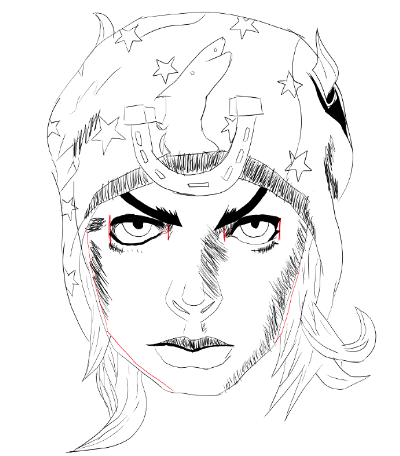 ShamboART's tweet photo. Today along with gesture drawing, I decided to draw Johnny Joestar!
I've been reading some more Steel Ball Run and it is so peak.
I also tried to practice my line control today, could use some work.
I'm going back into college for one more semester, I'll try and stay locked in!!! https://t.co/KHsMEotnTW