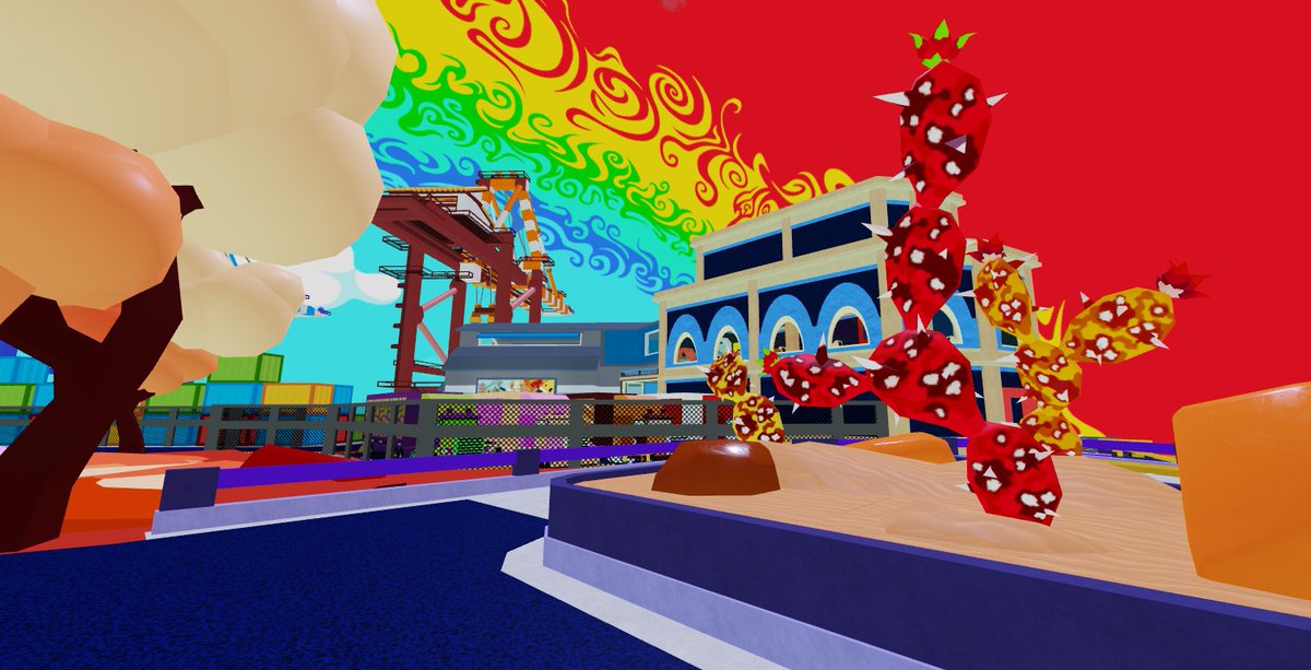 CakebombStudios's tweet image. Let the Biggering and Battering commence! In the upcoming #MakeaCake update, you'll be remiss not to visit the nearby Port Stanley! 

Featuring a large dockland but no vast ocean! You'll be able to take anything from here and make cakes into it! 

#Roblox #RobloxDev