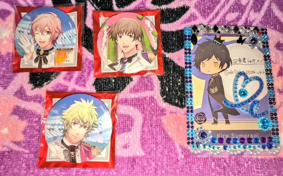 交換】うたプリ ワンダーランド WL 譲:15th缶バッジ、ビジュカ