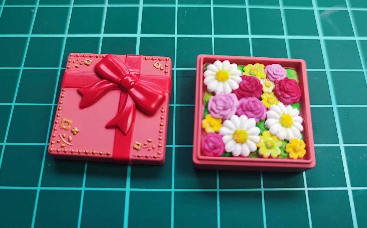 スイートパーティセットに入っていた フラワーボックスをこうして