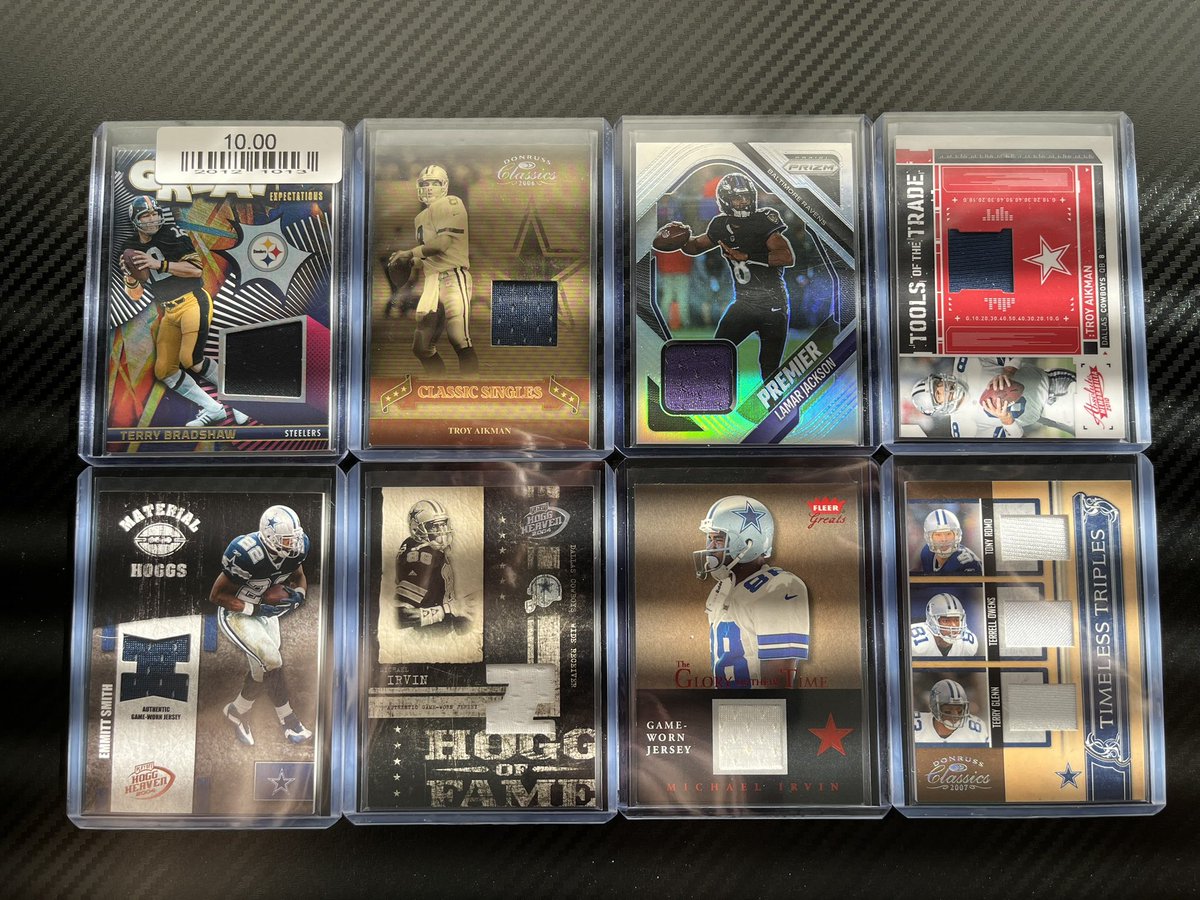 Post 60

$10 per

#LineDriveStax

Smith /150
Irvin Hogg /75
Aikman /250
Triple /250
Aikman Tools /250