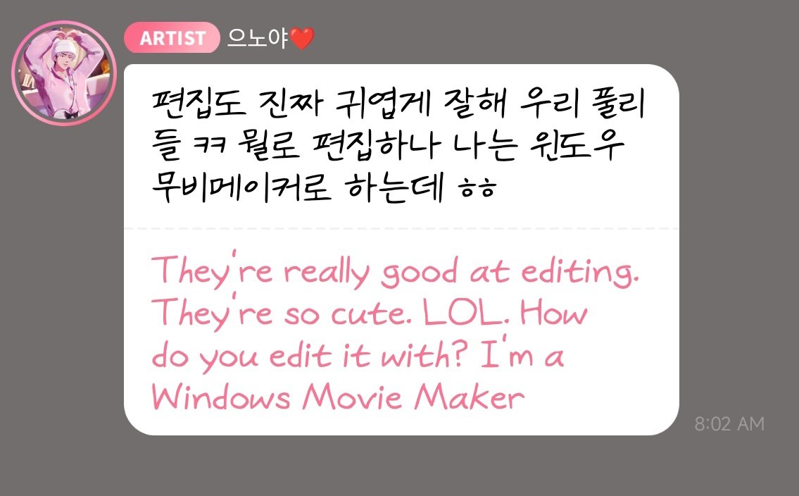 bambiaatch's tweet image. did he just say he uses windows movie maker to edit videos???? sir what jurassic era are you currently living in 😭😭😭😭😭