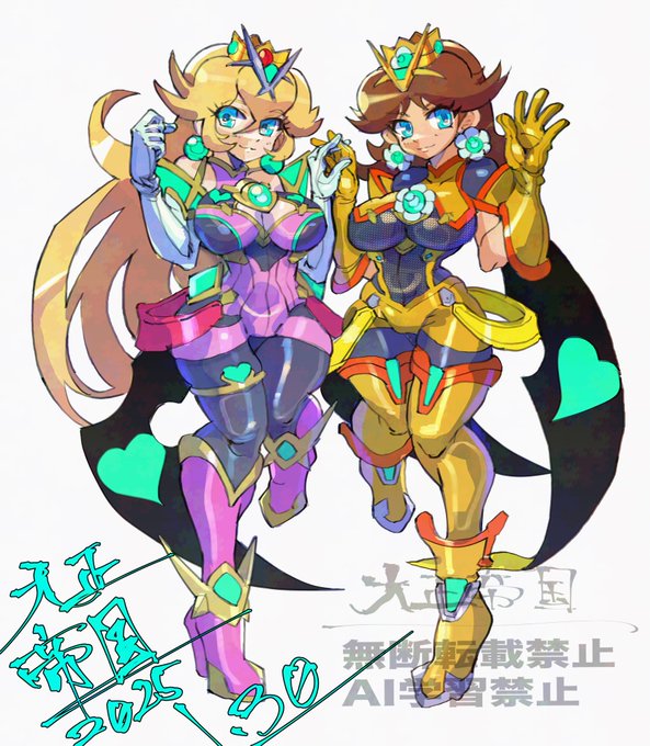 一応生きてます。
ゼノブレなピーチ姫とデイジー。 