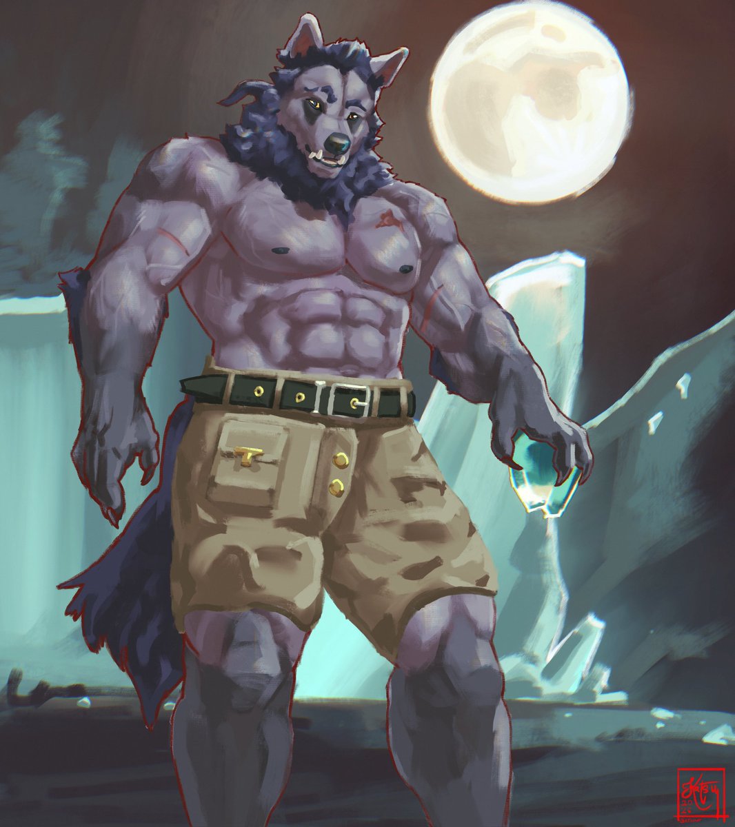 Werewolf usually gets more strength under the full moon 🌕