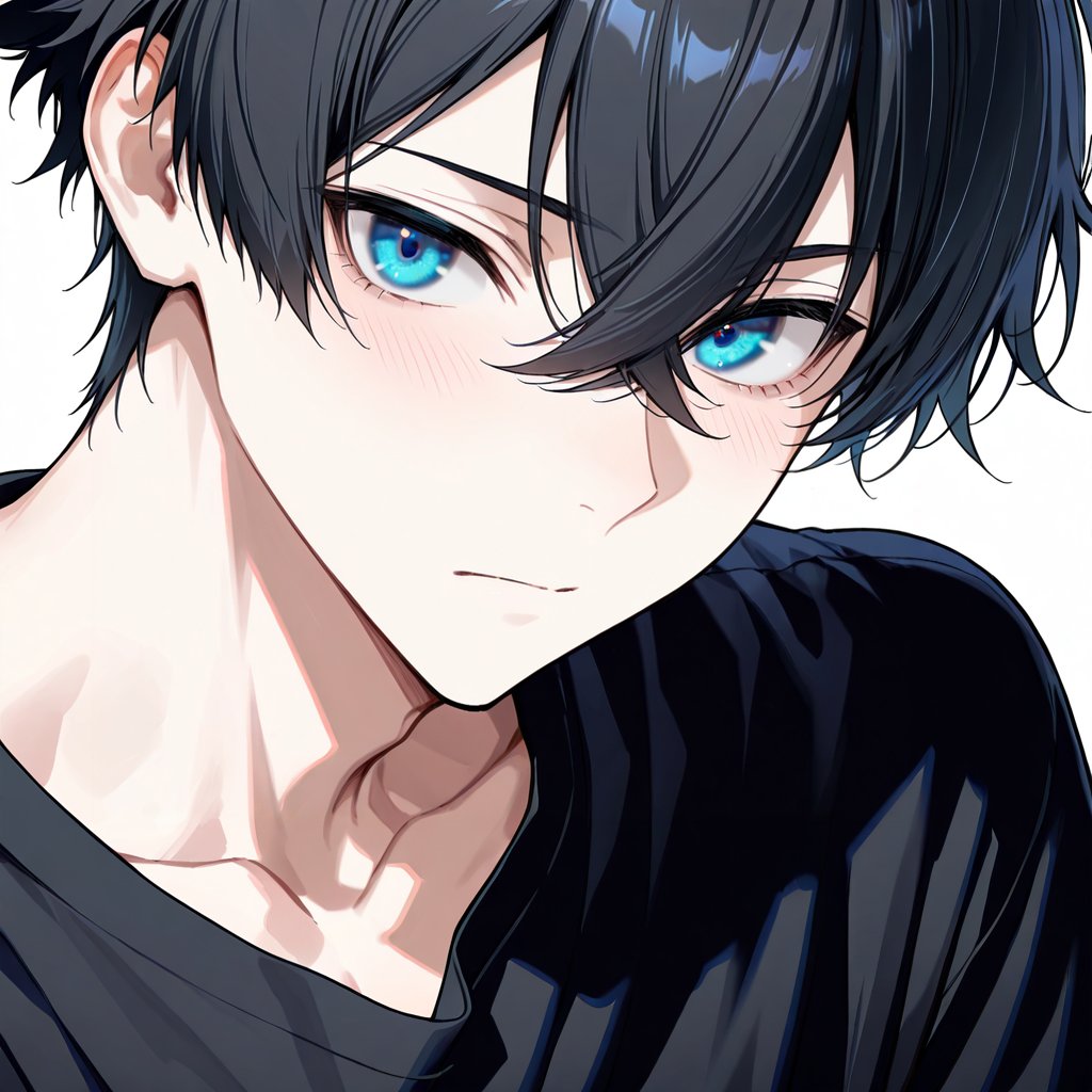 クリスタで『透明感のある瞳の描き方』なるTipsがあったので、それに沿って描いてみました。(1枚目)
(描いたのは目だけです。他はAIです。もちろん)
瞳はいい感じに描けたかなと思いますが、目の周り(線やまつげ)がちょっと……。AIの線と違うから浮いて見える。 